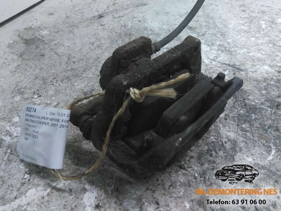 Bremsecaliper høyre foran til Mini One/Cooper, 2007-2014 (R55-57) (R55-57)