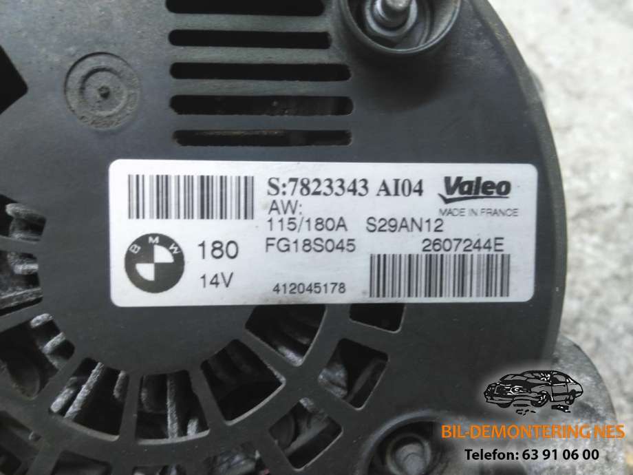 Dynamo diesel til BMW 1-Serie 2011-2015 (Fase 1) (F20/F21) (F20/F21) (7823343AI04|)