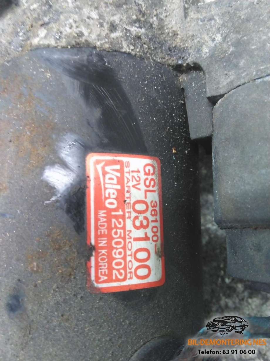 Starter til Hyundai i20 2009-2014 (Type I)  (3610003100|)