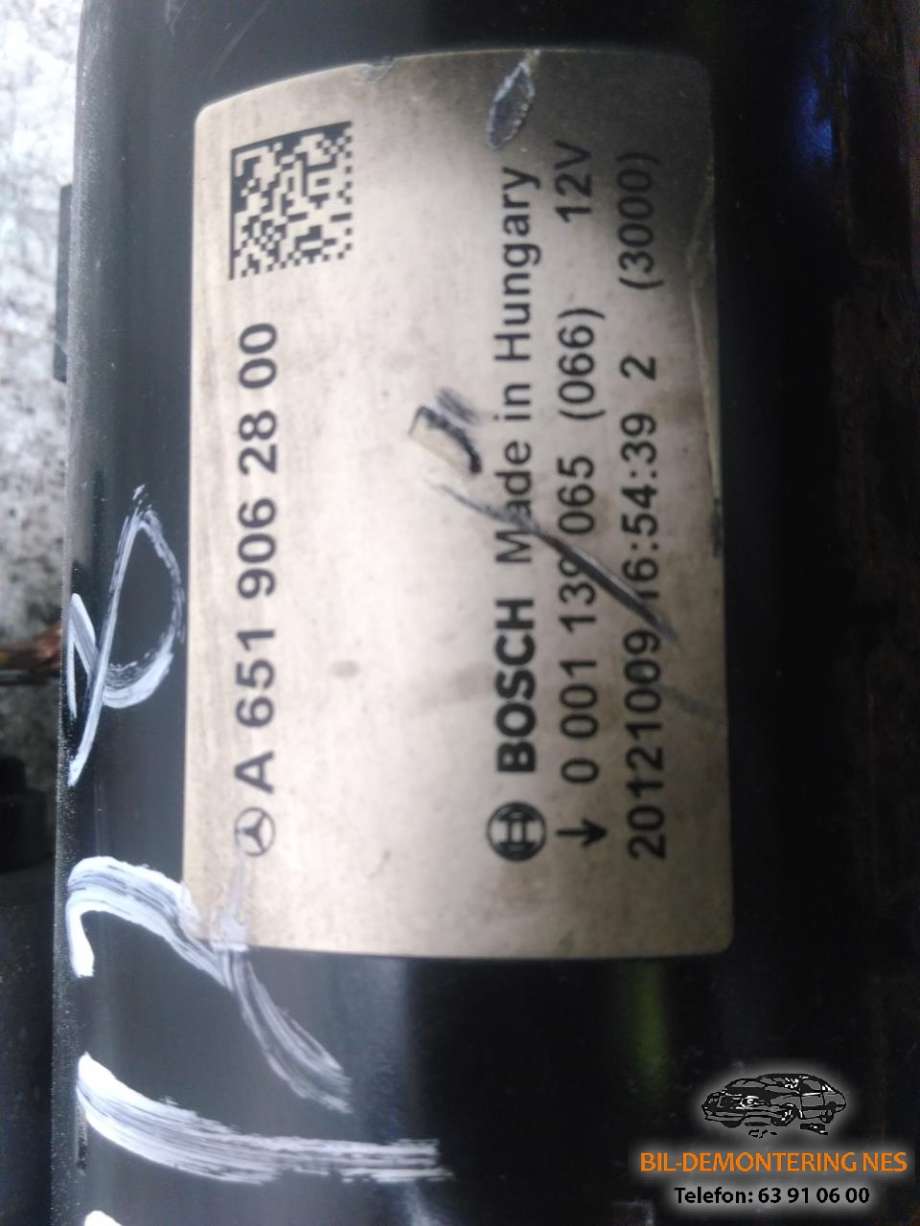 Starter til Mercedes E-Klasse 2013-2016 (Fase 2) (W212) (W212) (6519062800|)