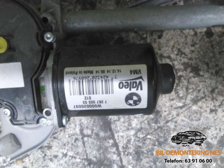 Viskermotor frontrute komplett m/overføring til BMW 3-Serie 2012-2018 (F30/F31/F34) (F30/F31/F34) 