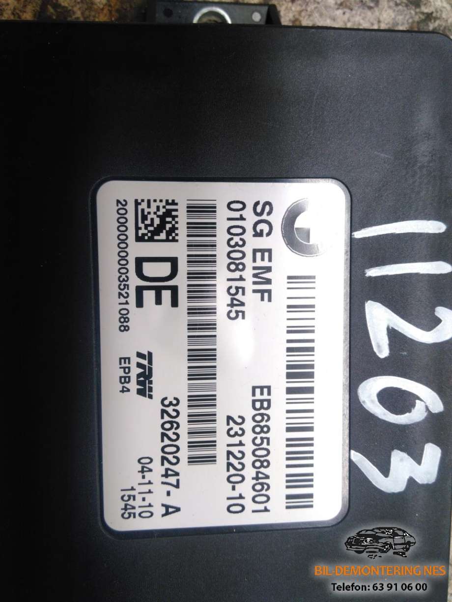 Styreenhet elektrisk parkbrems (EPB - Electric Parking Brake) til BMW 5-Serie 2010-2017 (F10/F11) (F10/F11) (685084601|)
