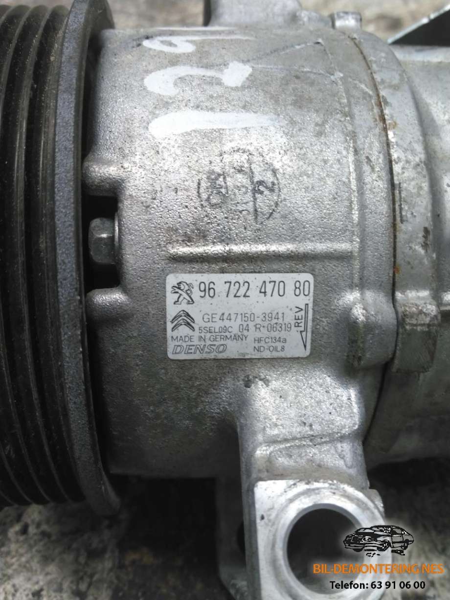Aircondition kompressor til Peugeot 208 2012-2019 (Type I)  