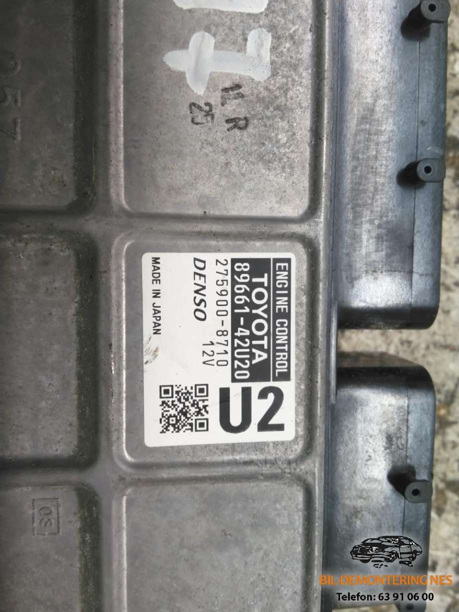 Styreenhet motor til Toyota RAV4 2013-2015 (Type IV, Fase 1)  (8966142U20|)
