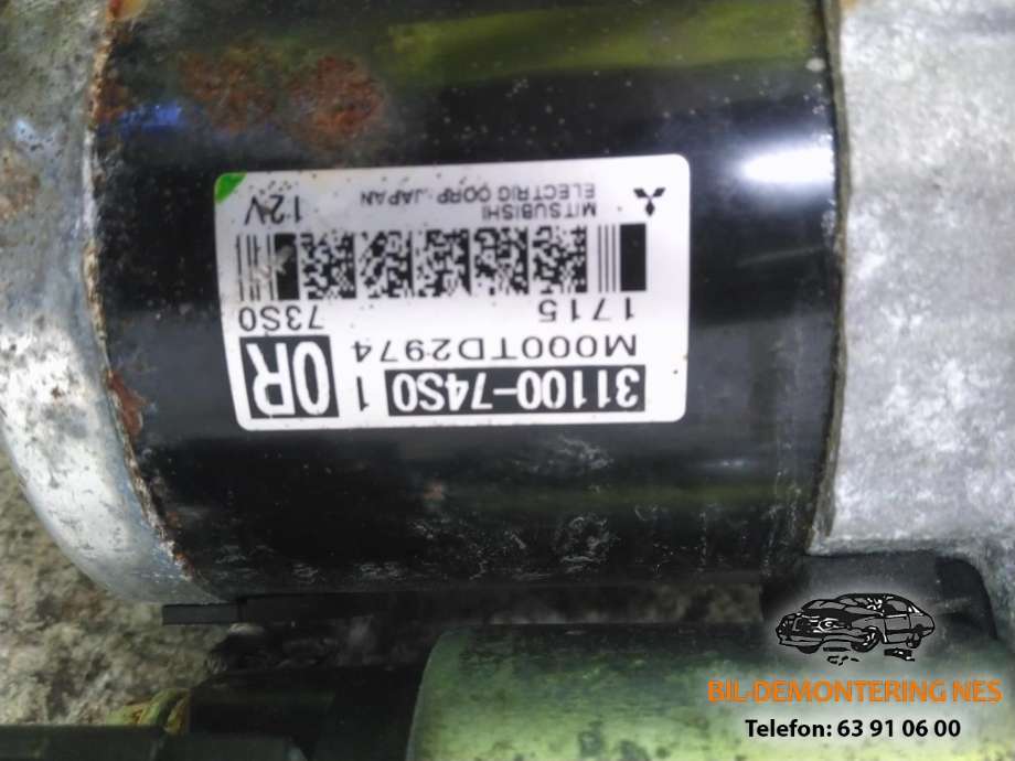 Starter til Suzuki SX4 S-CROSS 2013-->> (Type II)  (3110074S0|)