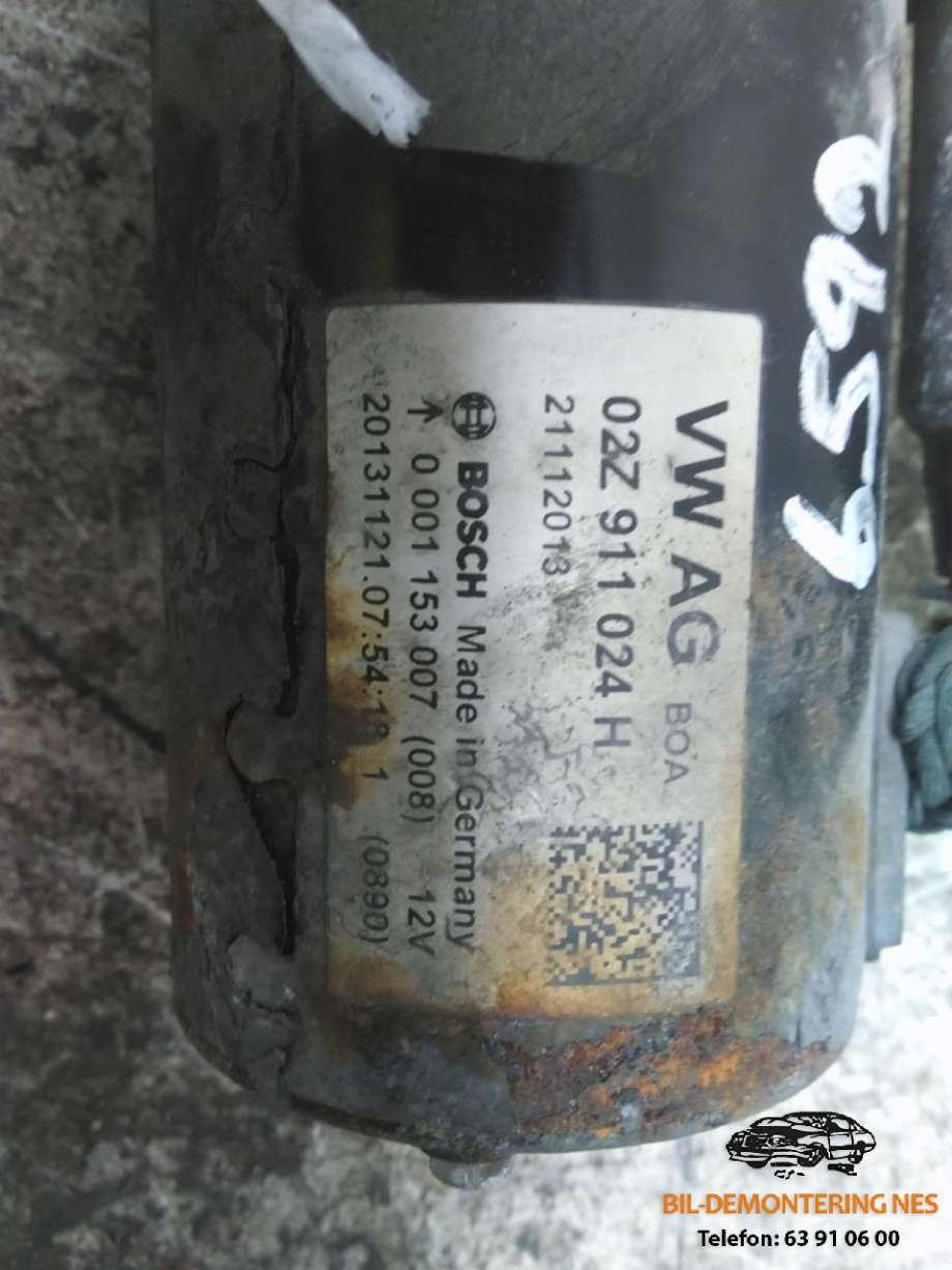 Starter til Škoda Rapid 2012-2019  (BOSCH|02Z911024H|)