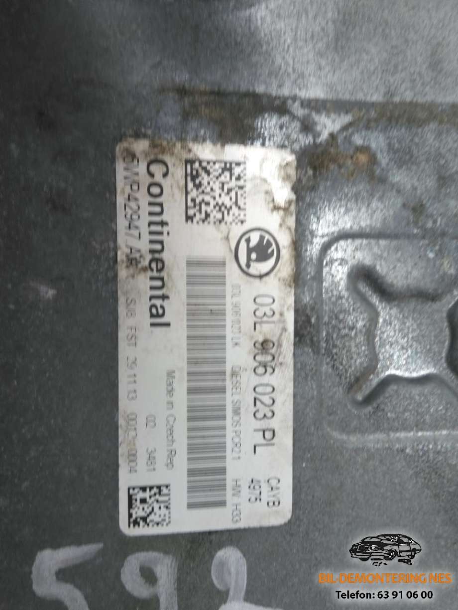 Styreenhet motor til Škoda Rapid 2012-2019  (03L906023PL|03L906023LK|)