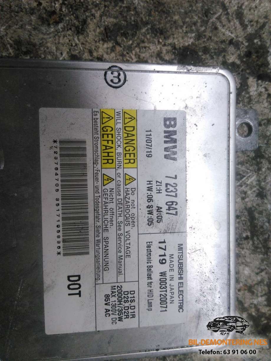 Styreenhet xenon/ballast til BMW 3-Serie 2005-2011 (E90/E91/E92/E93) (E90/E91/E92/E93) 