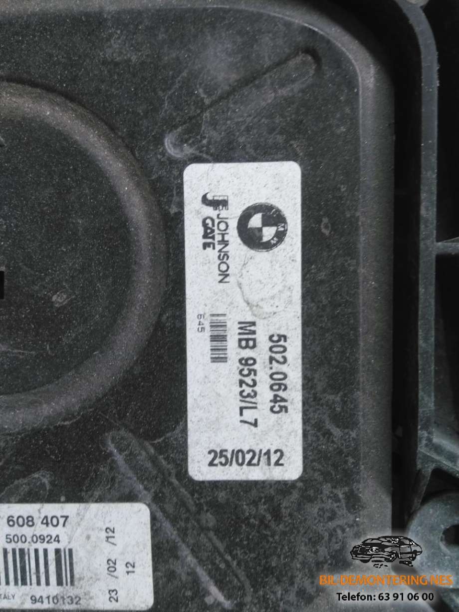 Kjølevifte til BMW 3-Serie 2012-2018 (F30/F31/F34) (F30/F31/F34) (5020645|7608407|)