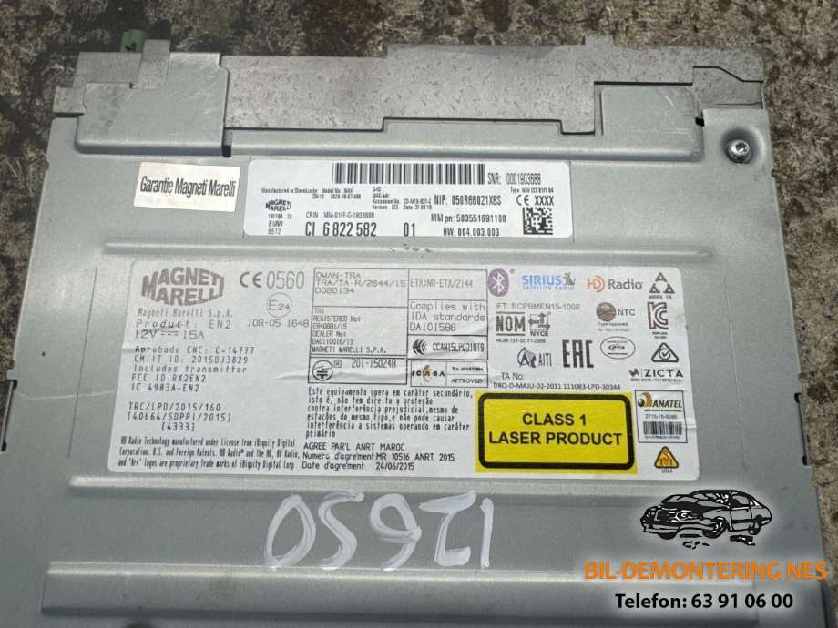 Bilstereo til BMW 2-Serie, Active/Gran Tourer 2014-->> (F45/F46) (F45/F46) (CL 6 822 582 01|)