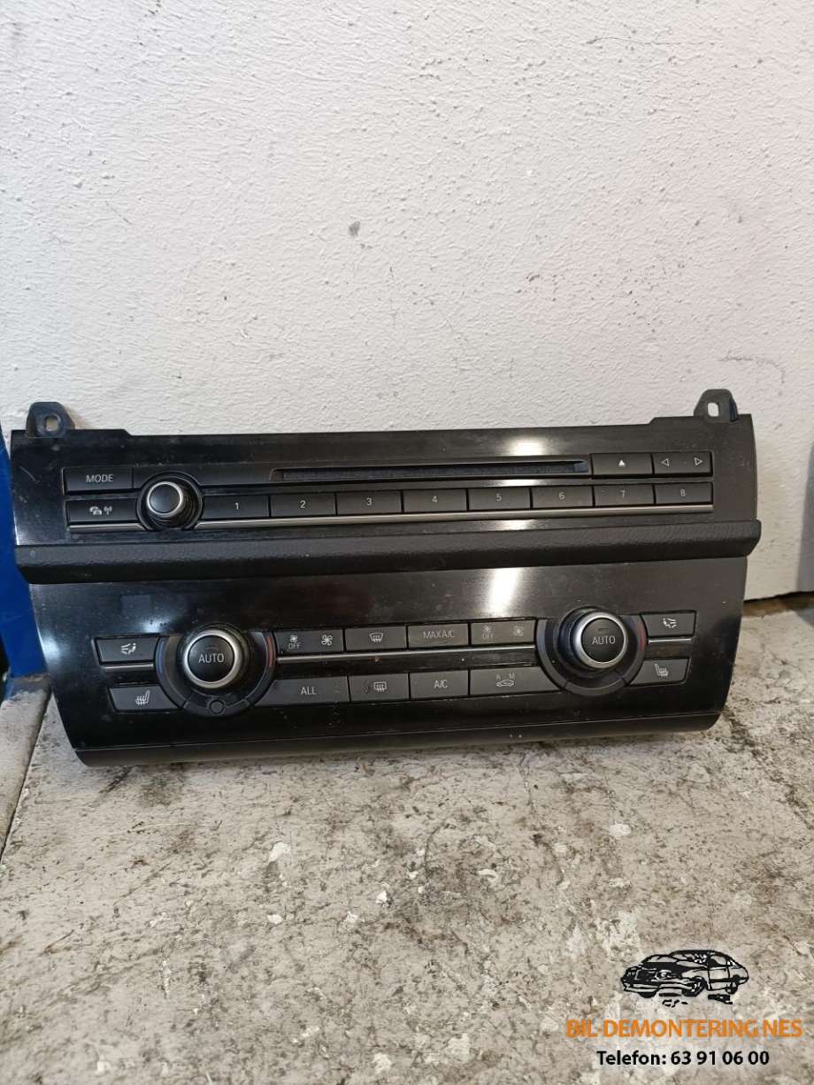 Varmeapparat betjening til BMW 5-Serie, 2010-2017 (F10/F11) (F10/F11) (9317670-01)