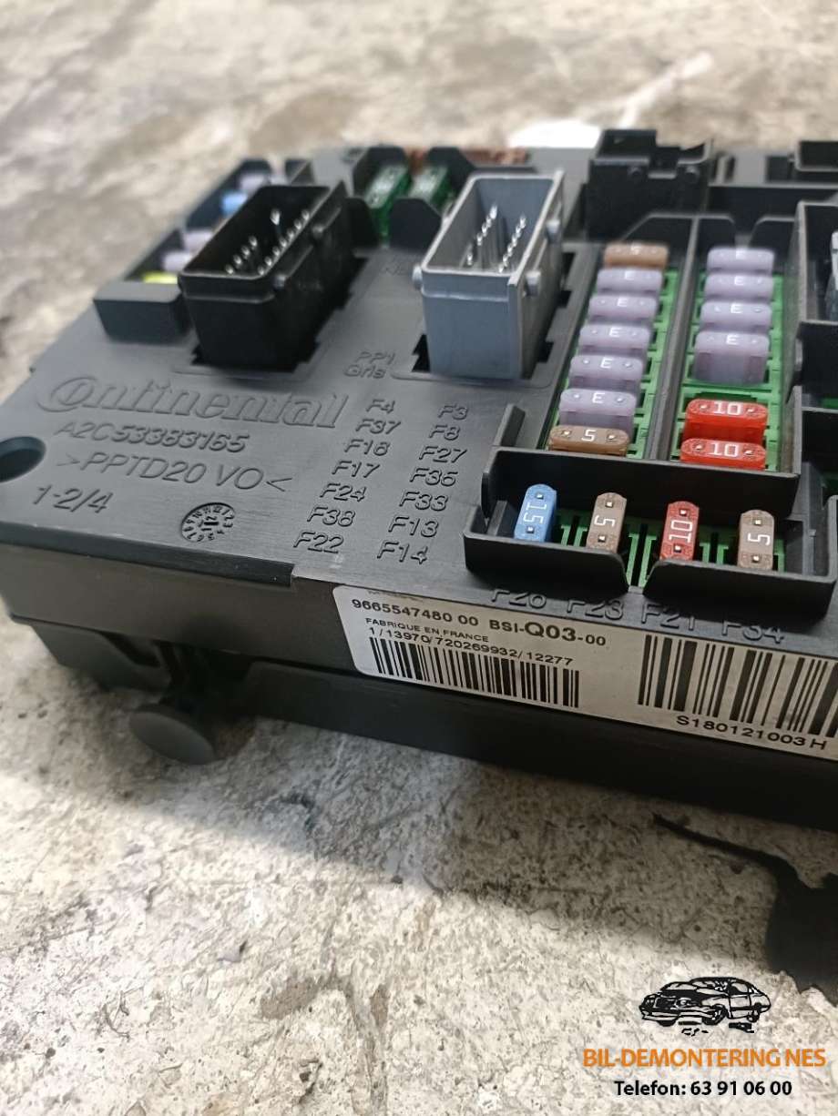 Styreenhet diverse til Citroën C4 2011-2017 (Type II)  (CONTINENTAL|966554748000|)