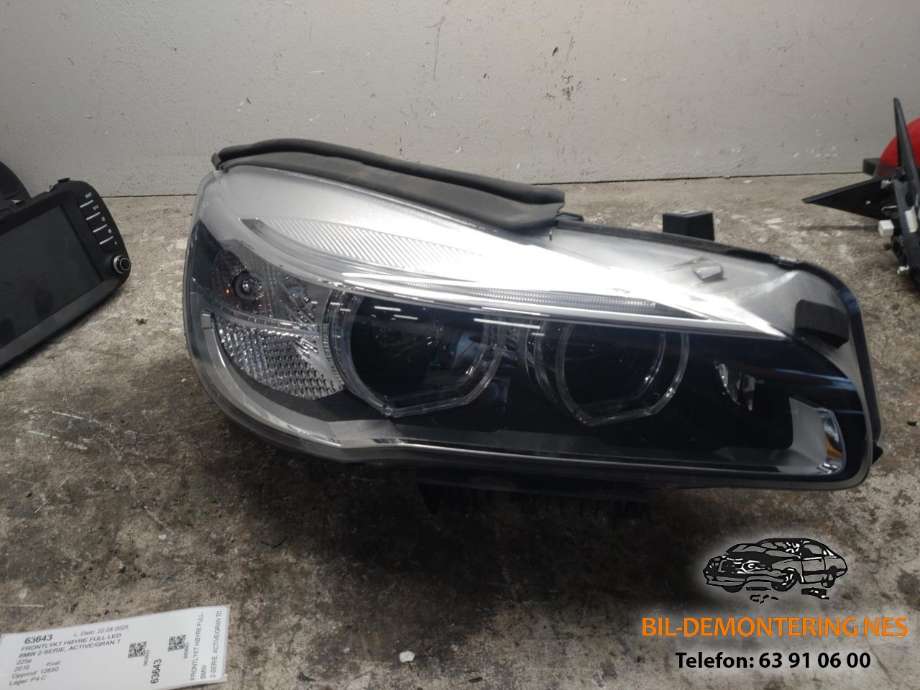 Frontlykt høyre full-LED til BMW 2-Serie, Active/Gran Tourer, 2014-->> (F45/F46) (F45/F46) 