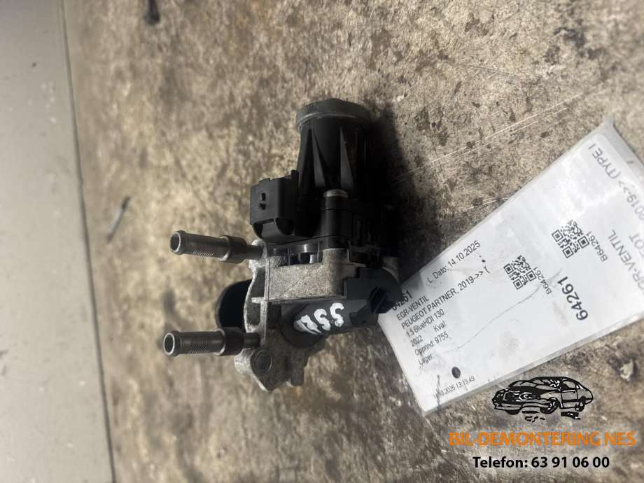 EGR-ventil til Peugeot Partner 2019-->> (Type III)  (98 298 700 80|707794190|)