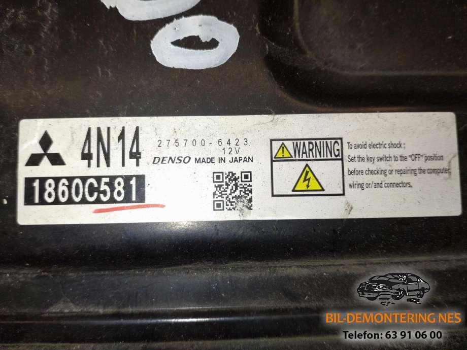 Styreenhet motor til Mitsubishi Outlander 2015-->> (Type III, Fase 2)  (1860C581|)