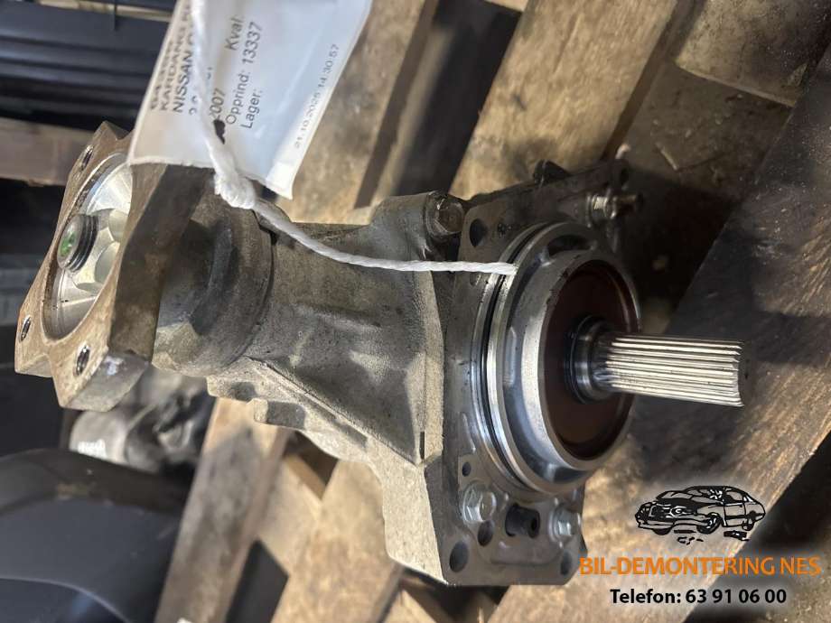 Kardang klokke foran til Nissan Qashqai, 2007-2010 (Type I, Fase 1)  