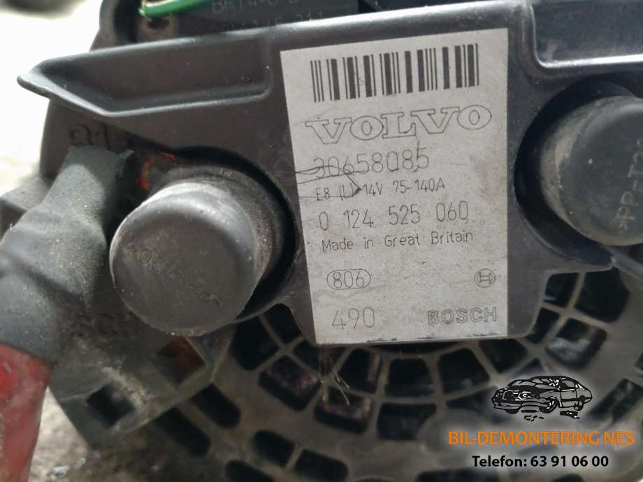 Dynamo diesel til Volvo V70 2000-2004 (Type II, Fase 1)  