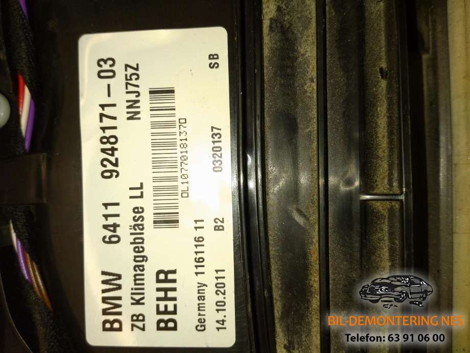 Varmeapparat diverse til BMW 5-Serie 2010-2017 (F10/F11) (F10/F11) (64119248171|)