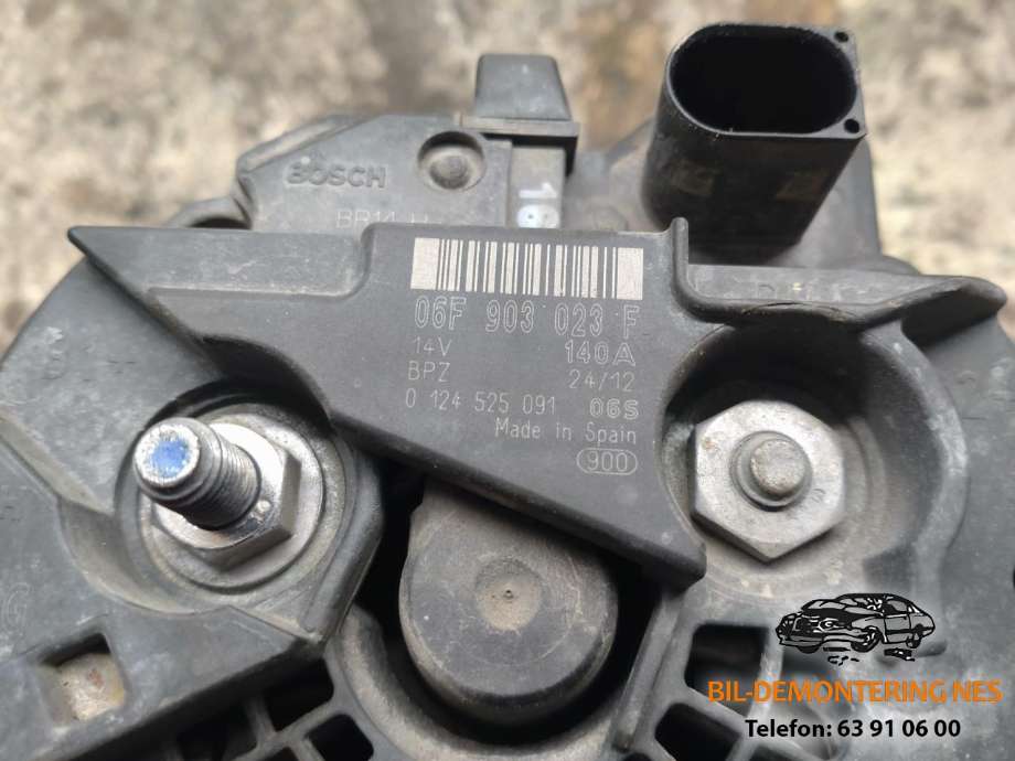 Dynamo diesel til VW Caddy 2010-2015 (Type III, Fase 2)  (06F903023F|)