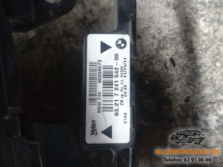 Baklykt høyre til BMW 1-Serie 2011-2015 (Fase 1) (F20/F21) (F20/F21) 