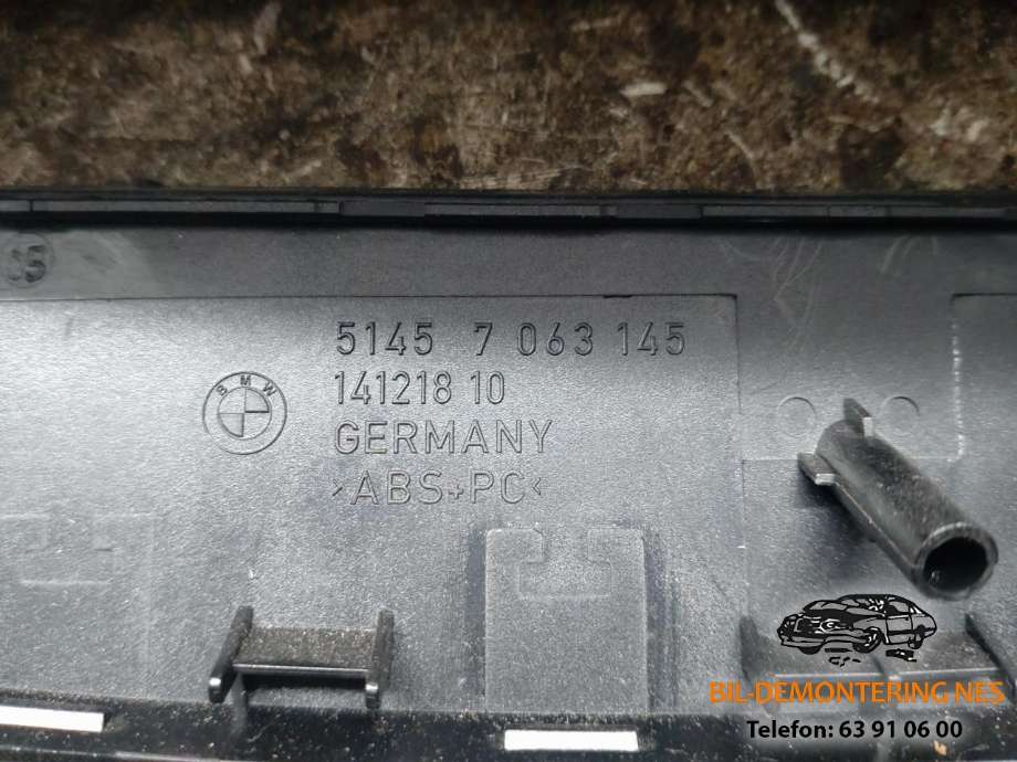 Varmeapparat betjening til BMW 5-Serie 2003-2010 (E60/E61) (E60/E61) (51457063145|64116978435-01|)