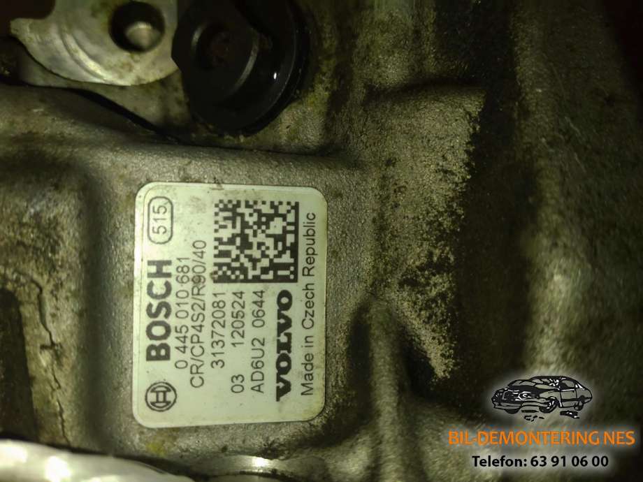 Dieselpumpe til Volvo V60 2010-2013 (Type I, Fase 1)  (0445010681|)