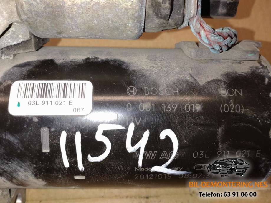 Starter diesel til Audi A4 2007-2014 (Type IV) (B8) (B8) 