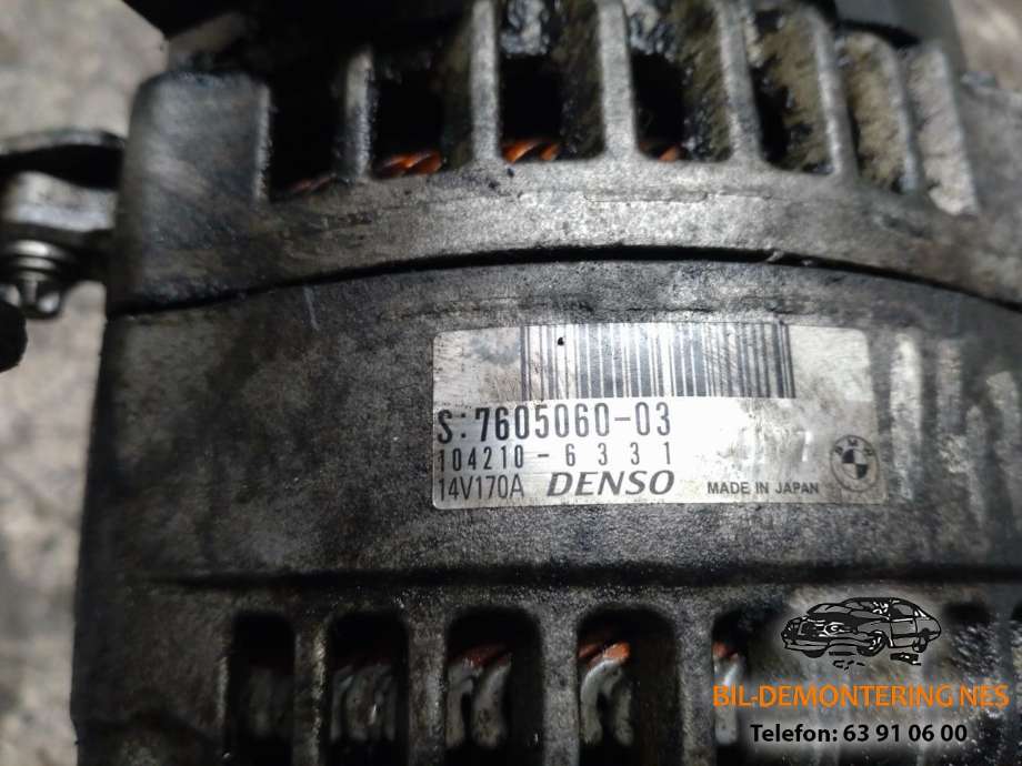 Dynamo diesel til BMW 1-Serie 2011-2015 (Fase 1) (F20/F21) (F20/F21) (7605060-03|)