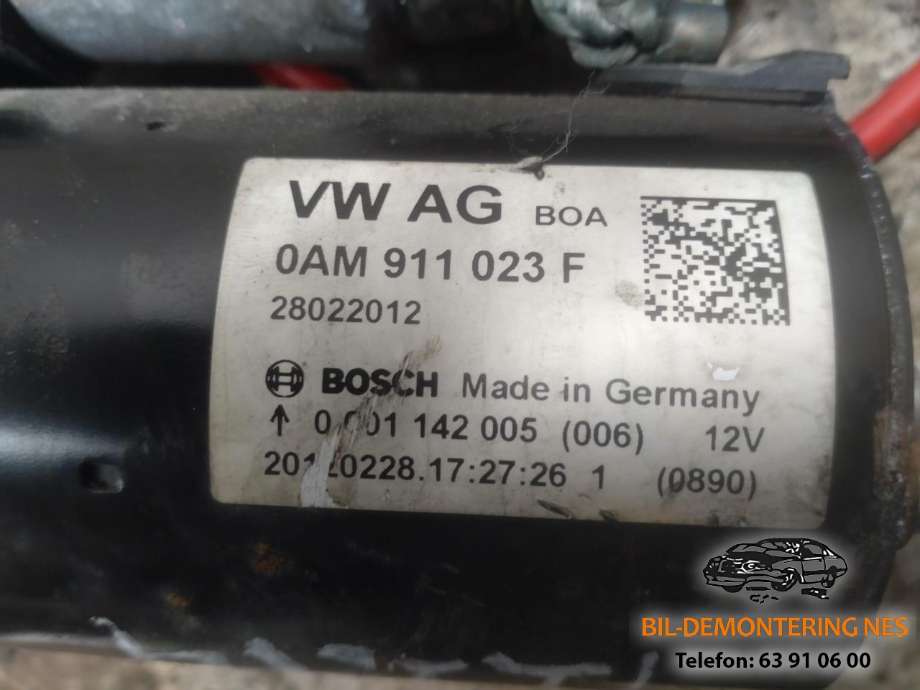 Starter til VW Passat 2011-2015 (B7) (B7) (0AM911023F|28022012|)