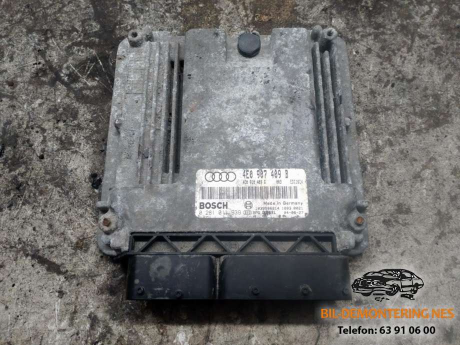 Styreenhet motor til Audi A8, 2003-2010 (Type II)  (4E0907409B)