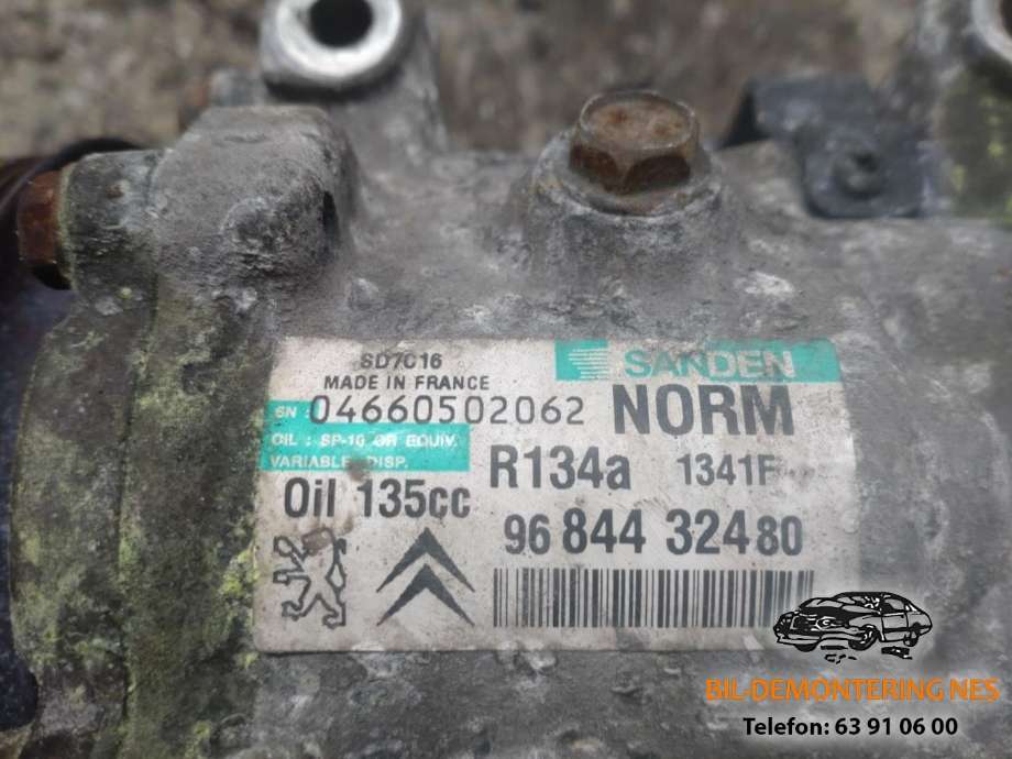 Aircondition kompressor til Peugeot 5008 2010-2017 (Type I)  (9684432480|)