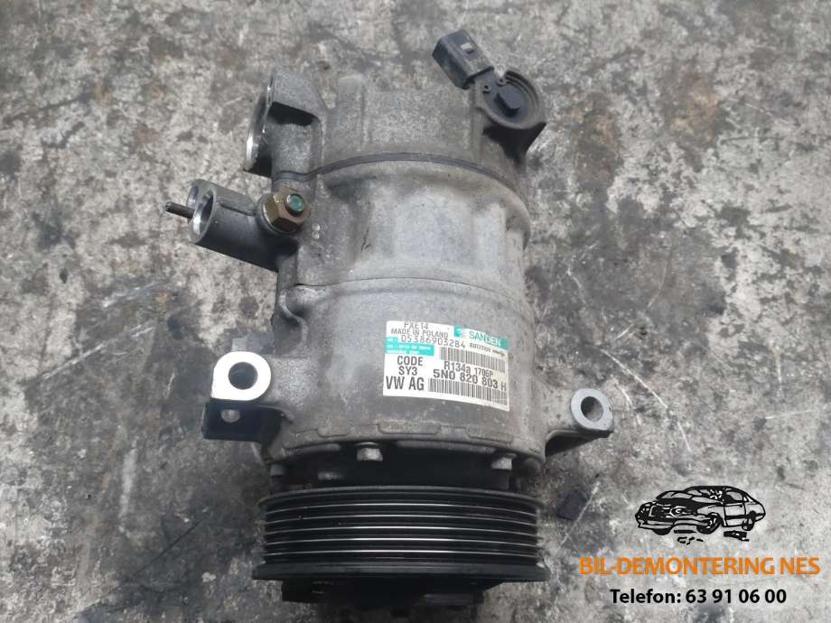 Aircondition kompressor til VW Caddy, 2010-2015 (Type III, Fase 2)  (5NO820803H)