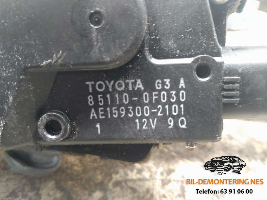 Viskermotor frontrute komplett m/overføring til Toyota Verso 2009-2016 (Type III)  (851100F030|)