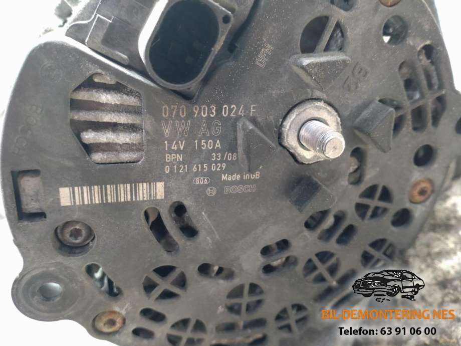 Dynamo diesel til VW Transporter / Caravelle 2009-2015 (Fase 2) (T5) (T5) (070903024F|)