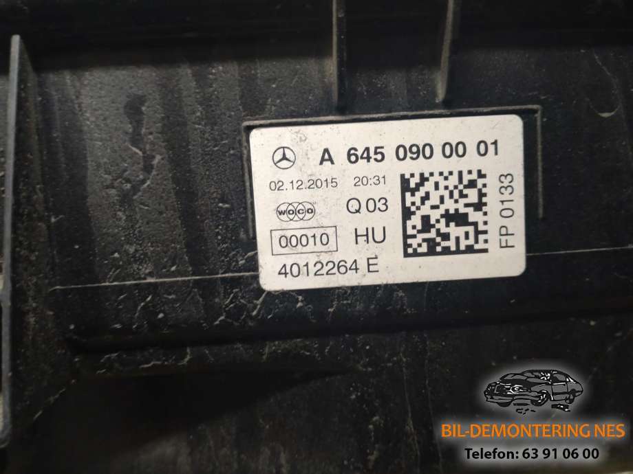 Luftfilterboks til Mercedes A-Klasse 2012-2018 (W176) (W176) (A6450900001|)