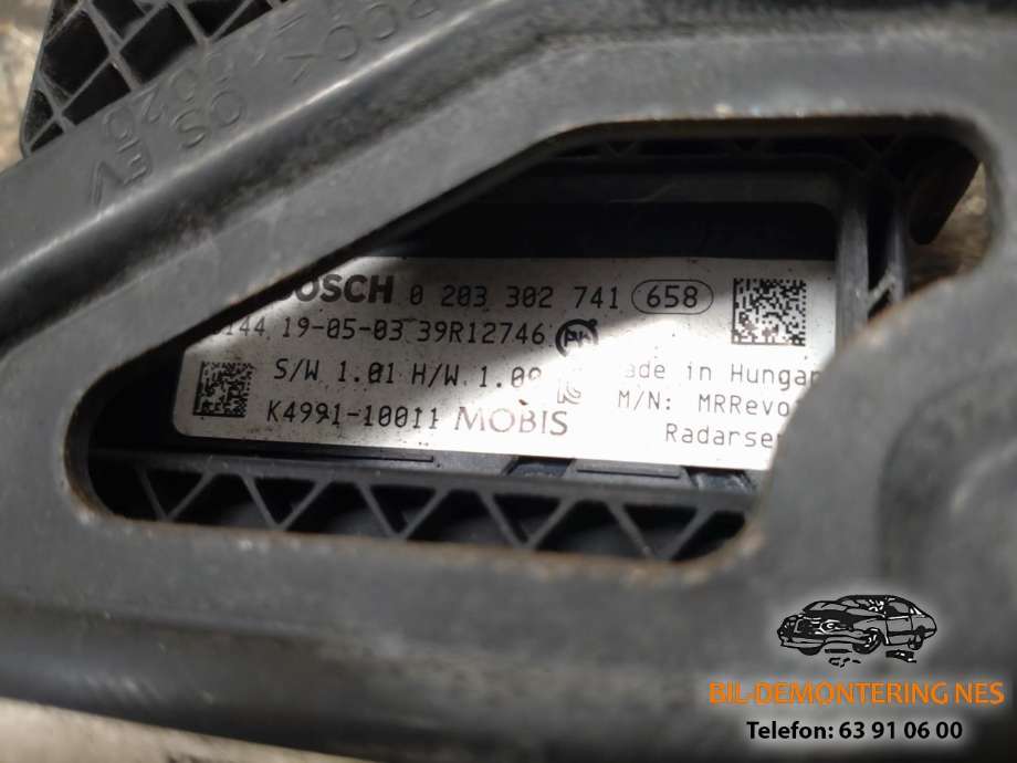 Sensor radar til Hyundai Kona 2017-2021 (Type I, Fase 1)  (0203302741|)