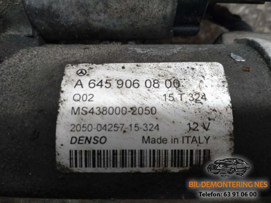 Starter diesel til Mercedes A-Klasse 2012-2018 (W176) (W176) (A6459060800|)