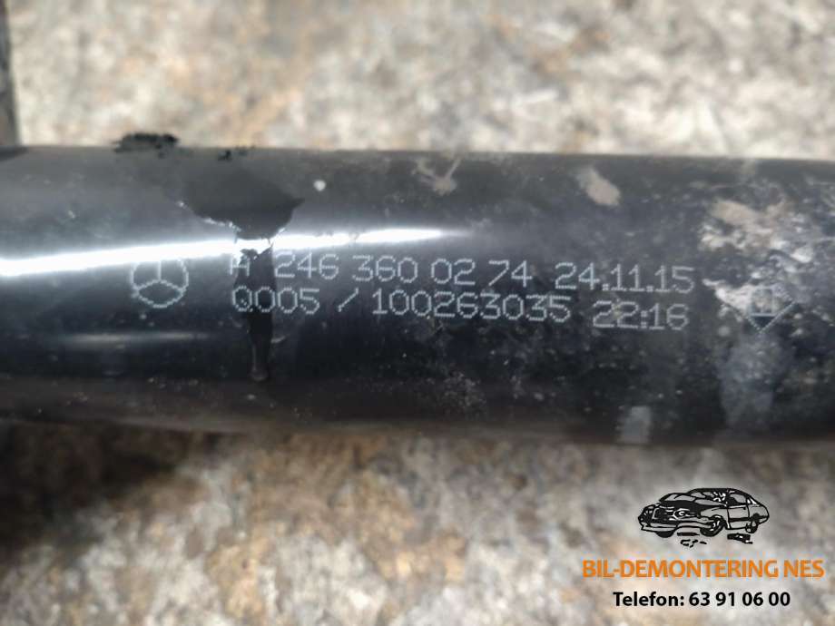 Drivaksel høyre foran, diesel/automat til Mercedes A-Klasse 2012-2018 (W176) (W176) 