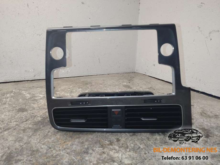 Dashbord friskluftdyse midtkonsoll til VW e-Golf, 2014-2017 (Fase 1)  (5G1815736)