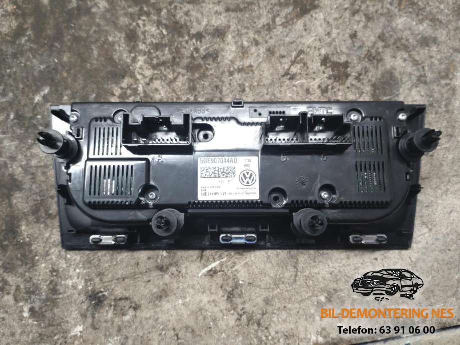 Varmeapparat betjening til VW e-Golf 2014-2017 (Fase 1)  (5GE907044AD|)