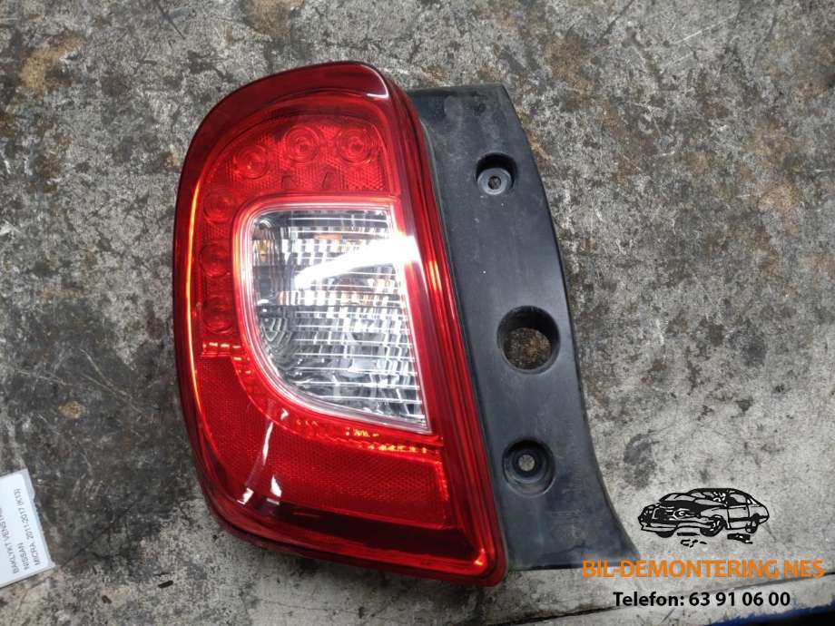 Baklykt venstre til Nissan Micra, 2011-2017 (K13) (K13) 