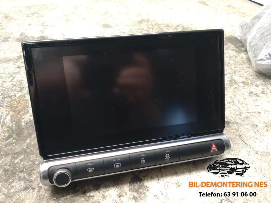 Bilstereo navigasjon skjerm til Citroën C4, Cactus, 2014-2017 (Fase 1)  (98010025ZD04)