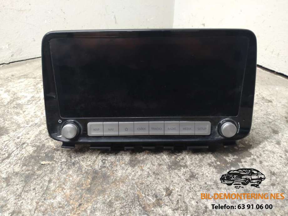 Bilstereo navigasjon skjerm til Hyundai Kona, 2017-2021 (Type I, Fase 1)  (96560K4120TRY)