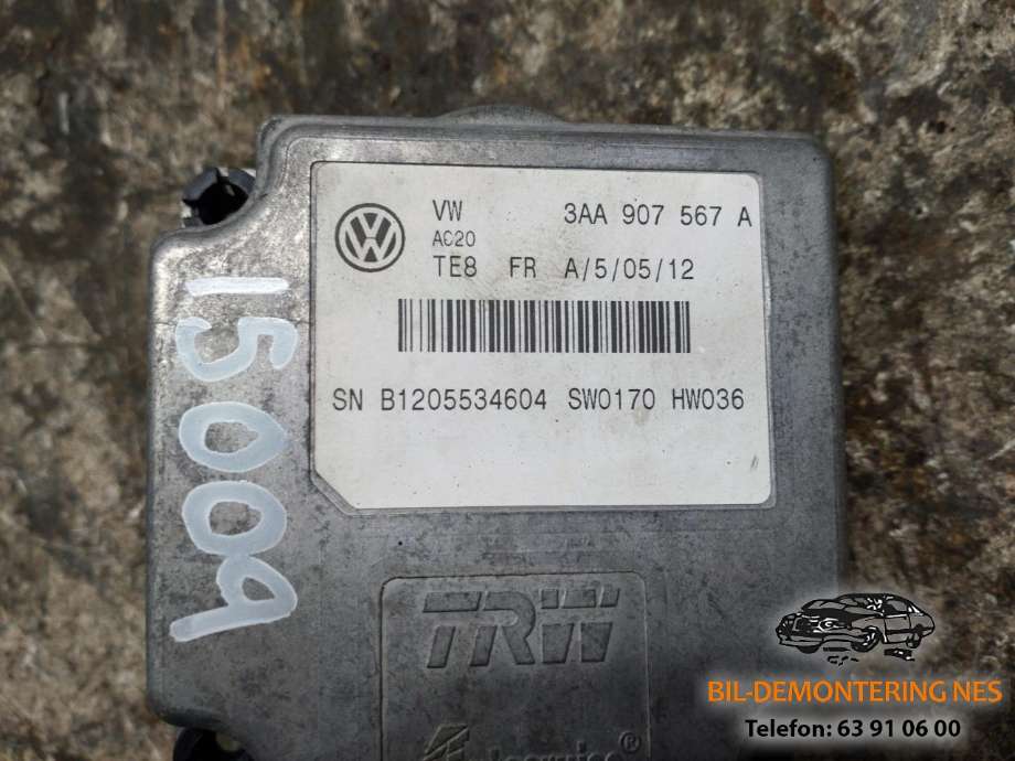 Sensor radar til VW Passat 2011-2015 (B7) (B7) (3AA907567|)