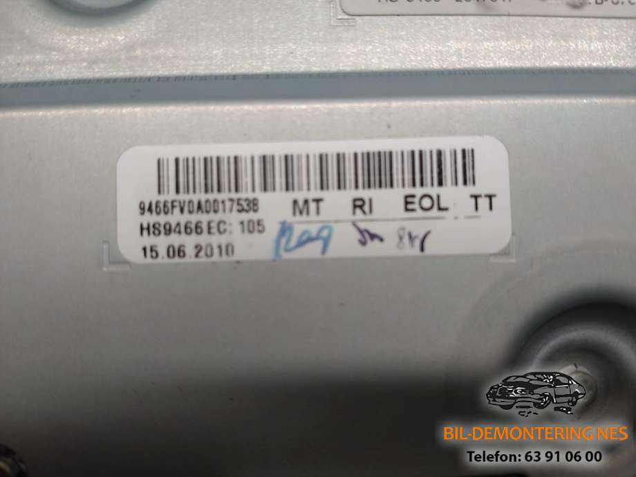Bilstereo navigasjon skjerm til Audi Q7 2010-2015 (Type I, Fase 2)  