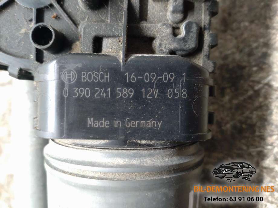 Viskermotor frontrute komplett m/overføring til Peugeot 2008 2013-2019 (Type I)  (BOSCH|3397021910|0390241589|)