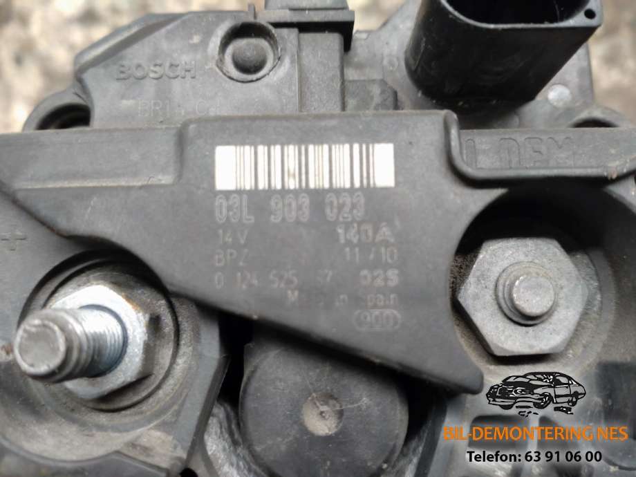 Dynamo diesel til VW Touran 2010-2015 (Type I, Fase 3)  (03L903023|)
