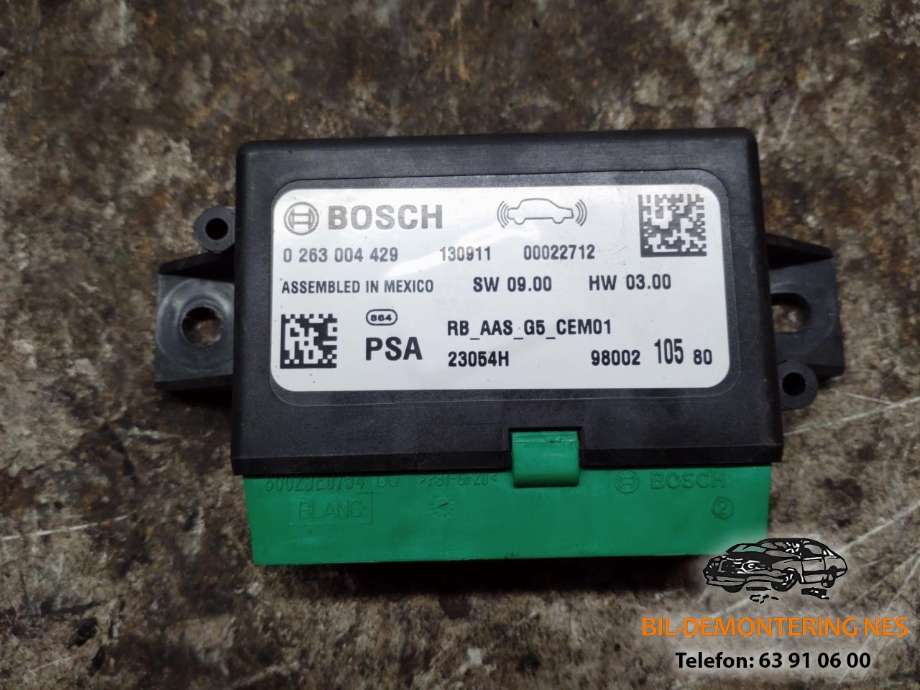 Styreenhet parkering til Peugeot 308, 2013-2021 (Type II)  (9800210580)
