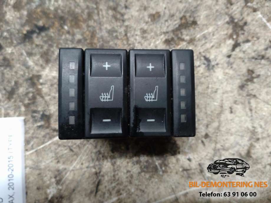 Bryter setevarme til Ford S-Max, 2010-2015 (Type I, Fase 2)  (BS7T-19K314-AB)