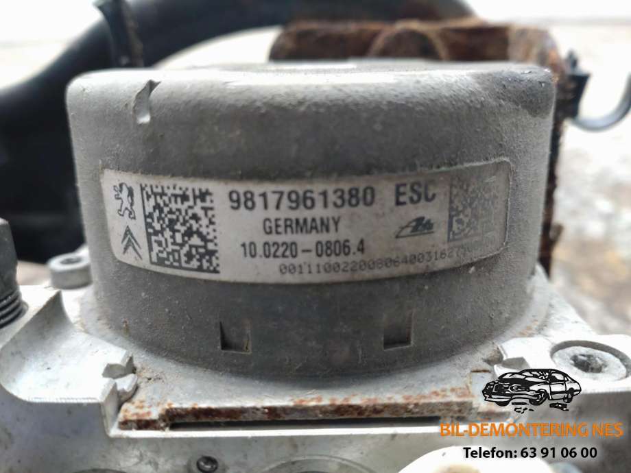 ABS sentral til Peugeot 2008 2013-2019 (Type I)  (9817961380|10022008064|)